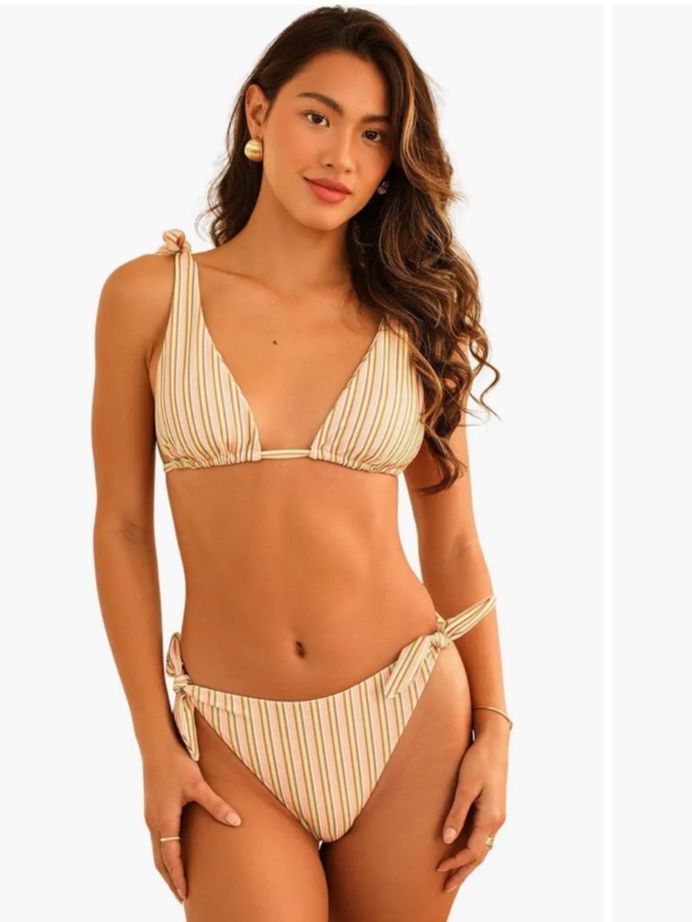 Dippin Daisys Lucy Bikini Set in Nostolgia Stripe | M |